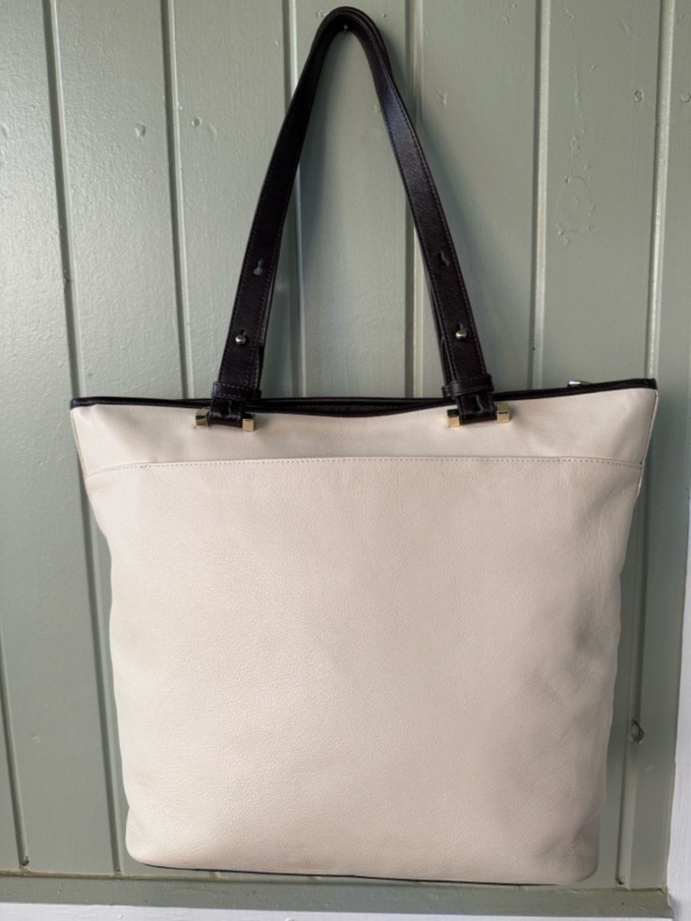 ✨ BRAHMIN Medium Asher Tote Bag Creme Solmar Grey Black Snake Python Leather✨ - Picture 3 of 11